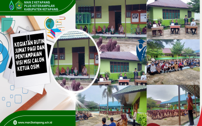 Jumat Berkah di MAN 2 Ketapang: Lantunan Asmaul Husna Dilanjutkan Debat Visi-Misi Calon Ketua OSIM